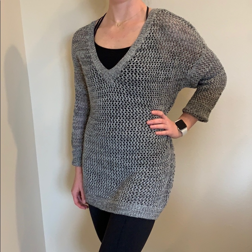 Oversized knit sweater